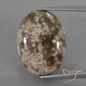 13.00ct Natural Multicolorido Jaspe, oval, Opaco