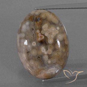 15.78ct Natural Multicolorido Jaspe, oval, Opaco