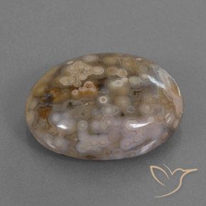 Jaspe Multicolorido Natural 15.78ct, oval, Opaco
