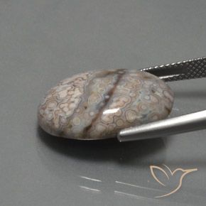 Jaspe Multicolorido Natural 12.39ct, oval, Opaco