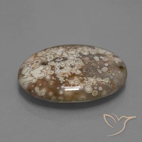 Jaspe Multicolorido Natural 9.07ct, oval, Opaco