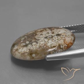Jaspe Multicolorido Natural 9.07ct, oval, Opaco