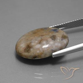 Jaspe Multicolorido Natural 13.80ct, oval, Opaco