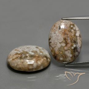 26.33ctw Natural Multicolorido Jaspe, oval, Opaco, Photo A