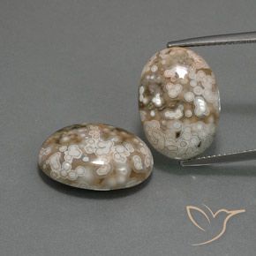 19.64ctw Natural Multicolorido Jaspe, oval, Opaco
