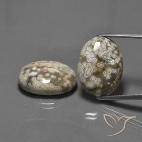 26.64ctw Natural Multicolorido Jaspe, oval, Opaco