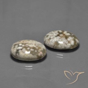 Pedras preciosas de Jaspe Multicolorido natural de 26.64 ct, oval, Opaco