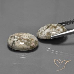 Pedras preciosas de Jaspe Multicolorido natural de 26.64 ct, oval, Opaco