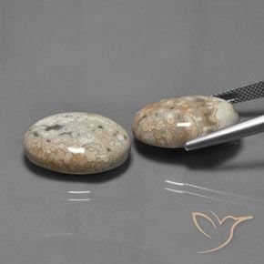 Pedras preciosas de Jaspe Multicolorido natural de 27.89 ct, oval, Opaco