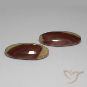 Pedras preciosas de Jaspe Multicolorido natural de 44.74 ct, oval, Opaco