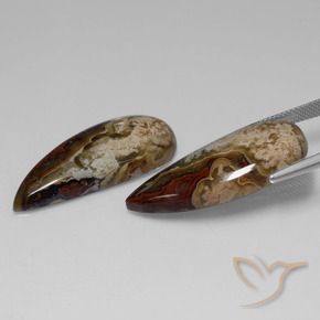 Pedras preciosas de Jaspe Multicolorido natural de 34.78 ct, Chique, Opaco