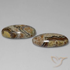 Pedras preciosas de Jaspe Multicolorido natural de 29.46 ct, oval, Opaco