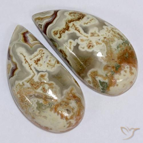 Pedras preciosas de Jaspe Multicolorido natural de 21.08 ct, Chique, Opaco