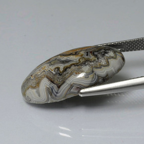 Jaspe Multicolorido Natural 12.43ct, Corte Oval, Opaco