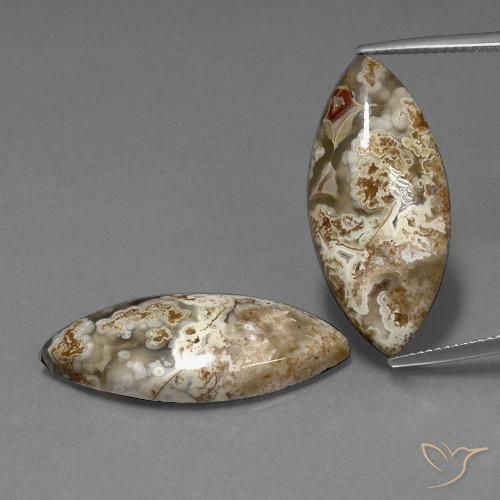 25.56ctw Natural Multicolorido Jaspe, Marquesa, Opaco, Photo A