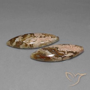 Pedras preciosas de Jaspe Multicolorido natural de 39.06 ct, Marquesa, Opaco