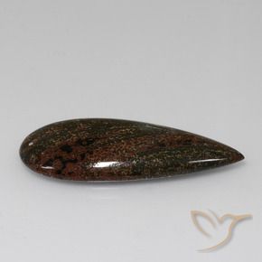 Jaspe Multicolorido Natural 14.50ct, Formato de pêra, Opaco