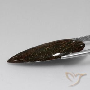 Jaspe Multicolorido Natural 14.50ct, Formato de pêra, Opaco