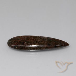 Jaspe Multicolorido Natural 12.43ct, Formato de pêra, Opaco