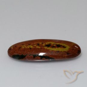 Jaspe Multicolorido Natural 16.54ct, oval, Opaco