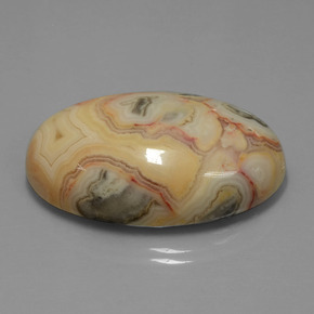 Jaspe multicolorido natural 62,14ct, corte oval, opaco
