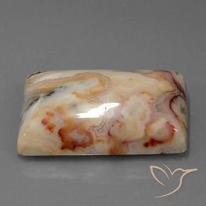Jaspe Multicolorido Natural 74.01ct, baguete, Opaco