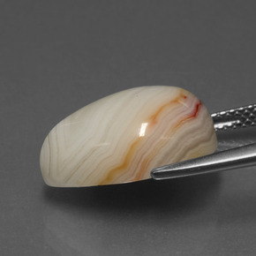 Jaspe multicolorido natural 9,05ct, formato de pêra, opaco