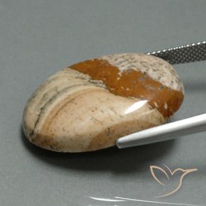 Jaspe Multicolorido Natural 22.11ct, oval, Opaco