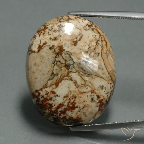 30.15ct Natural Multicolorido Jaspe, oval, Opaco