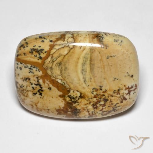 42.91ct Natural Multicolorido Jaspe, Almofada, Opaco