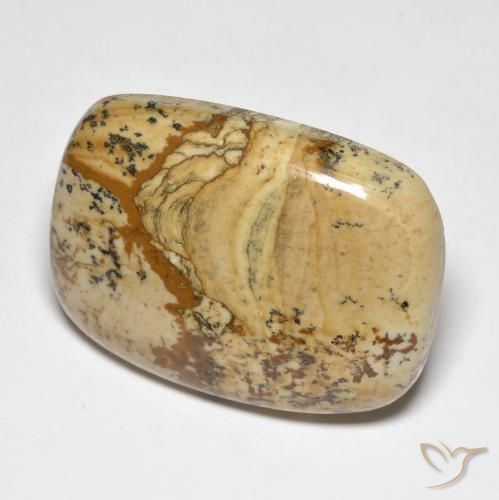 Jaspe Multicolorido Natural 42.91ct, Almofada, Opaco
