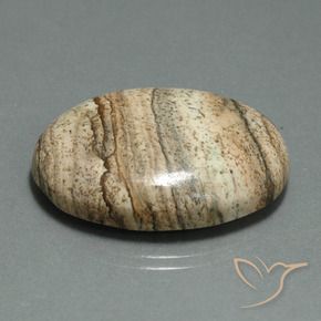 Jaspe Multicolorido Natural 40.60ct, oval, Opaco