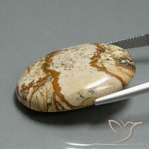 Jaspe Multicolorido Natural 43.57ct, oval, Opaco