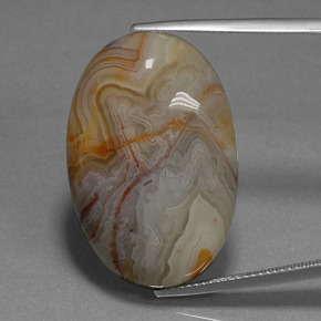 Jaspe multicolorido natural 30,81ct, corte oval, opaco