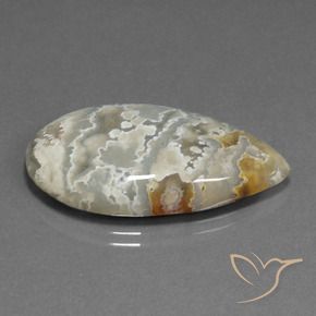 Jaspe Multicolorido Natural 25.00ct, Formato de pêra, Opaco