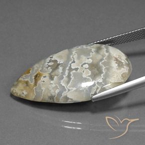 Jaspe Multicolorido Natural 25.00ct, Formato de pêra, Opaco