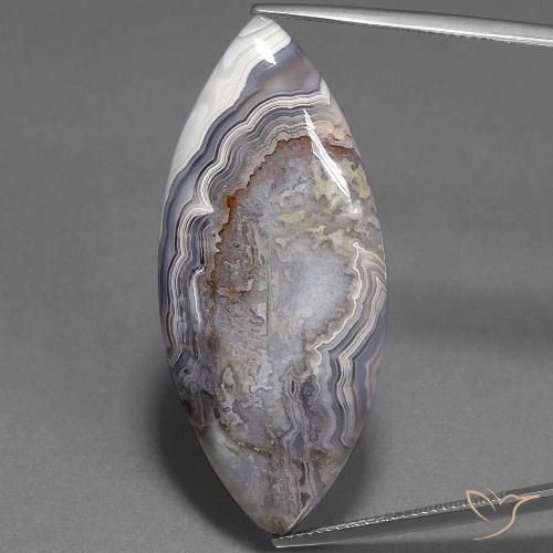 31.90ct Natural Multicolorido Jaspe, Marquesa, Opaco