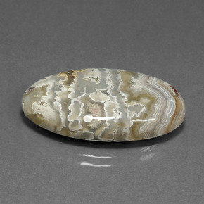 Jaspe multicolorido natural 18,21ct, corte oval, opaco