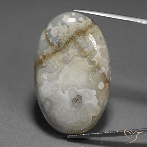 58.83ct Natural Multicolorido Jaspe, oval, Opaco