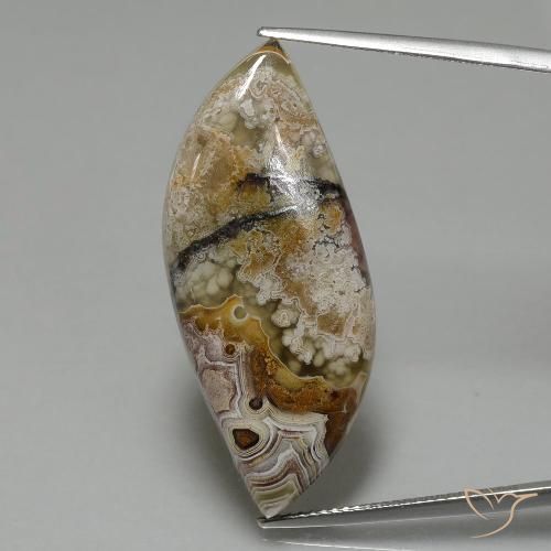 22.13ct Natural Multicolorido Jaspe, Chique, Opaco