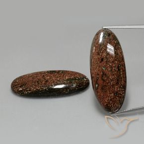 Pedras preciosas de Jaspe Multicolorido natural de 33.83 ct, oval, Opaco