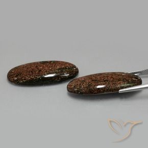 Pedras preciosas de Jaspe Multicolorido natural de 33.83 ct, oval, Opaco