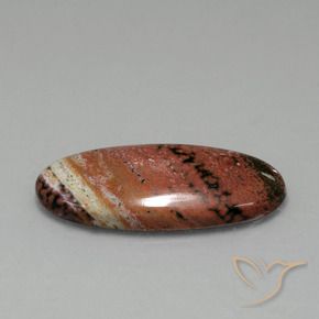 Jaspe Multicolorido Natural 15.75ct, oval, Opaco