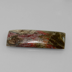 Jaspe Multicolorido Natural 15.59ct, baguete, Opaco