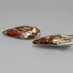 Pedras preciosas de Jaspe Multicolorido natural de  ct, Formato de pêra, Opaco