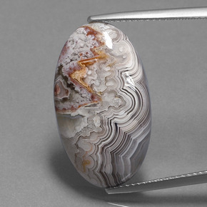 Jaspe multicolorido natural 13,07ct, corte oval, opaco