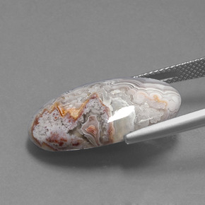Jaspe multicolorido natural 13,07ct, corte oval, opaco