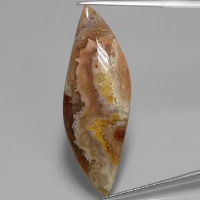 Jaspe multicolorido natural 20,81ct, forma extravagante, opaco