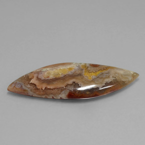 Jaspe multicolorido natural 20,81ct, forma extravagante, opaco