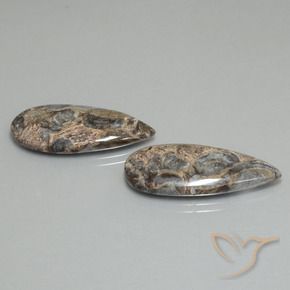 Pedras preciosas de Jaspe Multicolorido natural de 21.31 ct, Formato de pêra, Opaco